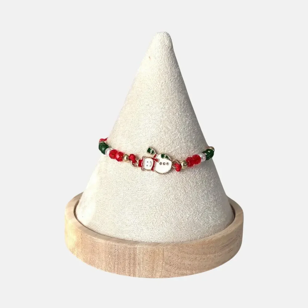 Snowman Christmas Adjustable Bracelet